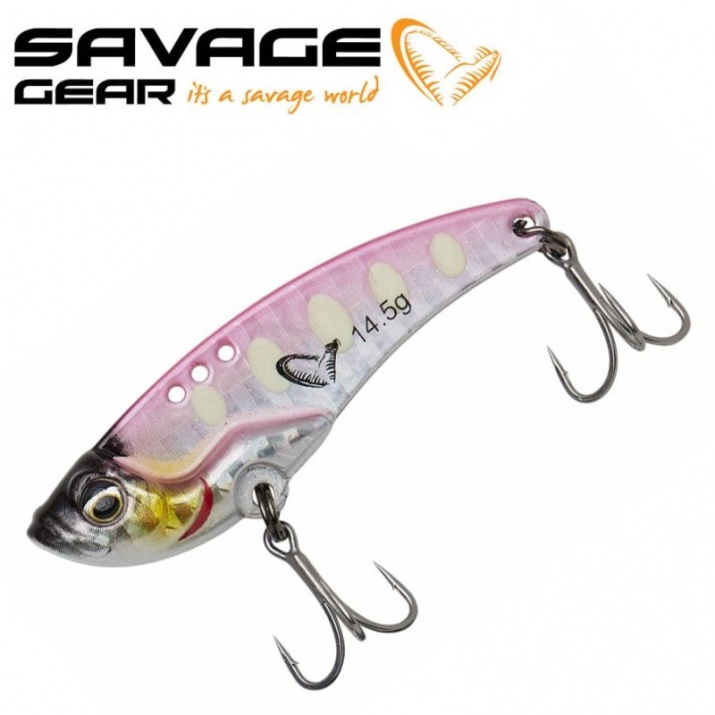 Sg Vib Blade Sw Cm G Fast Sinking Pink Glow Dot Fishing Zone