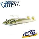 Fiiish Crazy Paddle Tail 120 Double Combo - 12cm | 15g - Khaki