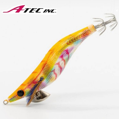 Atec Crazee Squid Egi 2.5 #001 Orange Shrimp