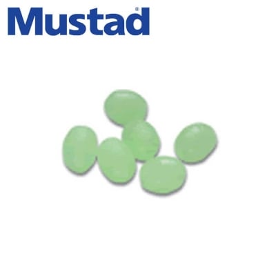 Mustad Glowing Oval Beads 100pcs Мъниста за риболов