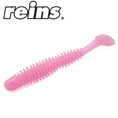 Reins Bubbling Shad 3.0 - 128 Glow Bubblegum Silver 8pcs