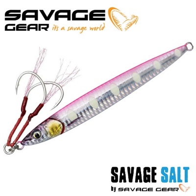 SG 3D Slim Jig Minnow 18cm 180g Fast Sinking Pink Flash PHP