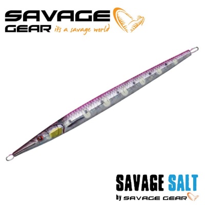 SG 3D Needle Jig 80g 19cm Pink Flash Glow Dots PHP