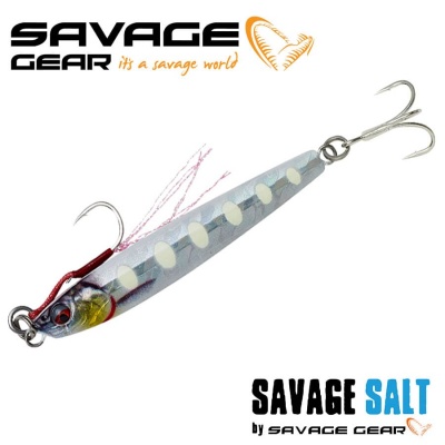 SG 3D Jig Minnow 40g 9.3cm Bone White Glow PHP