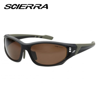 SIE Wrap Around Ventilation Sunglasses Brown Lens