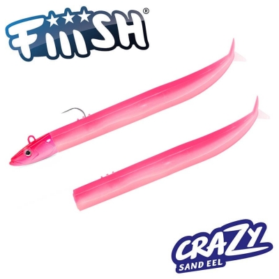 Fiiish Crazy Sand Eel 180 Combo - 18cm | 55g - Fluo Pink UV