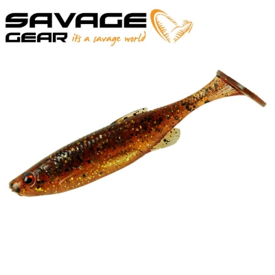 SG Fat Minnow T-Tail 10.5cm 11g Motoroil UV