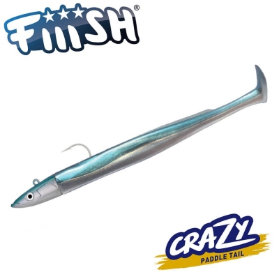 Fiiish Crazy Paddle Tail 180 Combo - 18cm | 35g - Pearl Blue