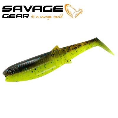 SG Cannibal Shad 8cm 5g Chartreuse Pumpkin 5pcs