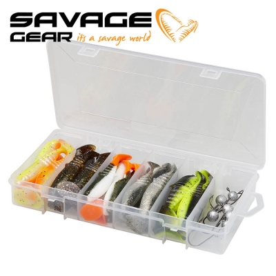 Savage Gear Cannibal Shad Kit 5.5 & 6.8cm Mixed Colors 36pcs Комплект силиконови примамки