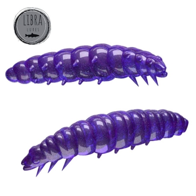 Libra Larva 45 - 020 - purple with glitter / Cheese