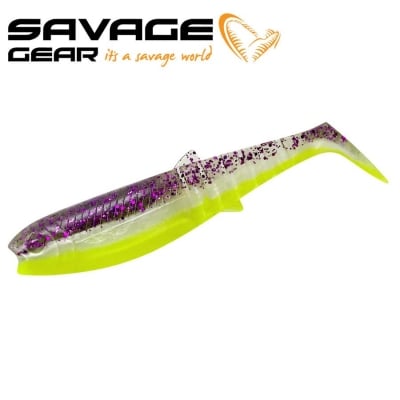 SG Cannibal Shad 10Cm 9g Purple Glitter Bomb