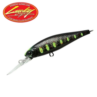 Lucky Craft Pointer 48 DD Chart Head Black Amago