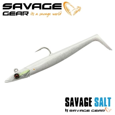 SG Sandeel V2 17.5cm 65g Sinking White Pearl Silver