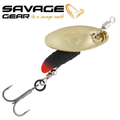 SG Grub Spinners #1 3.8g Sinking Gold Black