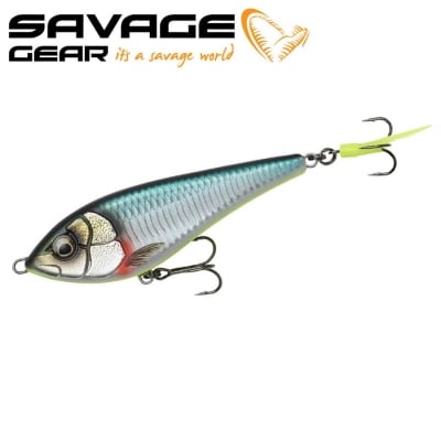 SG Deviator Swim 10.5cm 35g Slow Sinking Green Silver