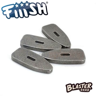 Fiiish Blaster Shad Player Block Tungsten Heavy 7.5g - 4pcs Волфрамови утежнения