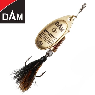 Dam Effzett Standard Dressed Spinner #2 4g Sinking Gold