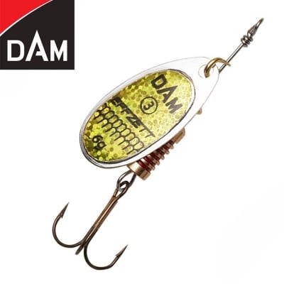 Dam Effzett Standard Spinner #2 4g Sinking Reflex Gold