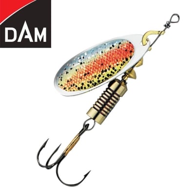 Dam Effzett Nature 3D Spinner #1 3g Sinking Rainbow Trout