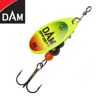 Dam Effzett Fluo Spinner #2 4g Sinking Trio