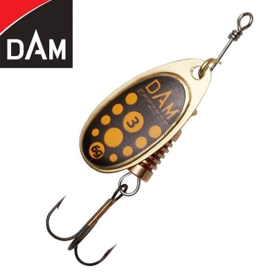 Dam Effzett Standard Spinner #1 3g Sinking Blacky