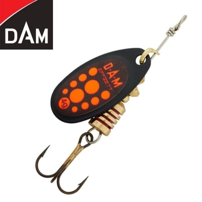 Dam Effzett Standard Spinner #2 4g Sinking Black Red