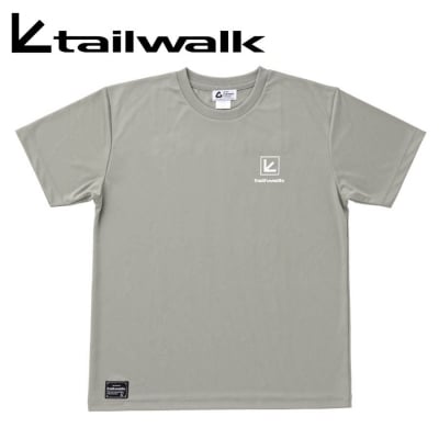 Tailwalk Dry Short Sleeve T-Shirt Type-01 Grey Тениска