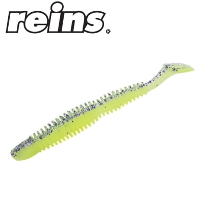 Reins Bubbling Shad 4.0 - BA03 Purple Chartreuse (BA-Edition) 6pcs