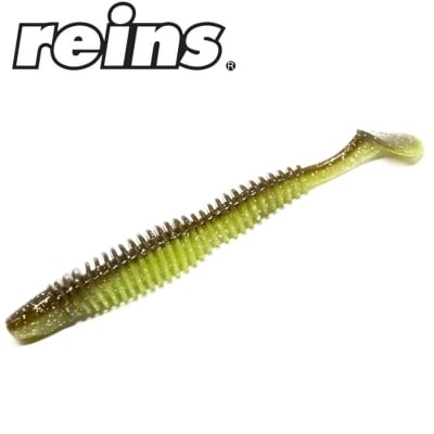 Reins Bubbling Shad 4.0 -  063 Spring Gill 6pcs