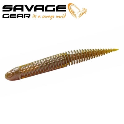 SG Ned Dragon Tail Slug 8.8cm 4g Clear Motoroil 5pcs