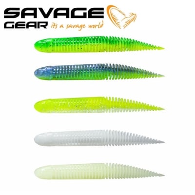 SG Ned Dragon Tail Slug 7.2cm 3g Dark Water Mix 5pcs