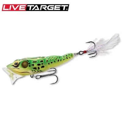 Livetarget Frog Popper F 65mm 7g Floroscent Green/Yellow