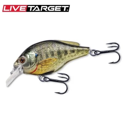 Livetarget Bluegill Flat-Side Squarebill F 70mm 14g Metallic/Gloss