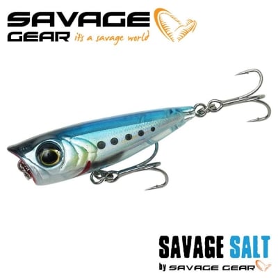 SG Micro Popper 5.5cm 5.4g F Ghost Sardine