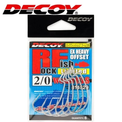 Decoy Worm 13 Rock Fish Limited Extra Heavy Offset Hook Офсетни кики