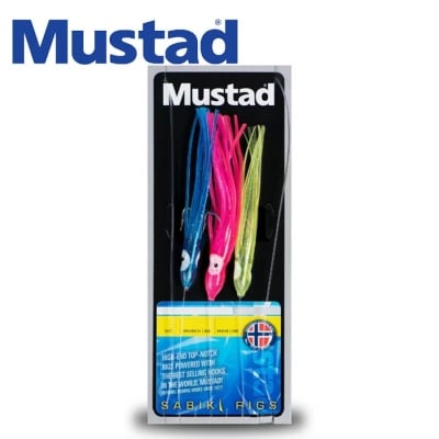 Mustad 3 colored squid rig Чепаре