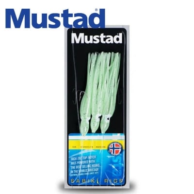 Mustad Green glow squid rig Чепаре