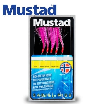 Mustad Fluo Pink Flasher Чепаре