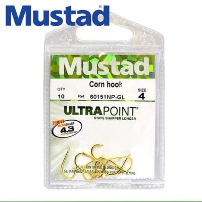 Mustad Corn Hook 60151NP-GL Куки