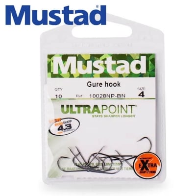 Mustad Gure Hook 10028NP-BN Куки