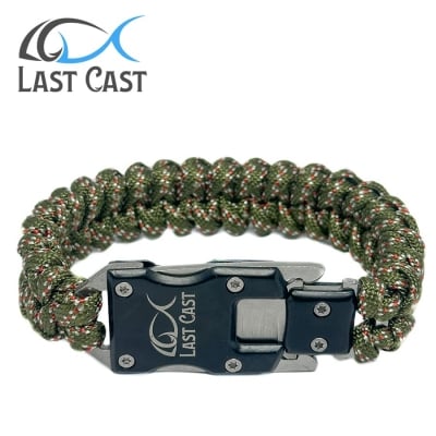 Last Cast Tactical Paracord Bracelet - LC Camo