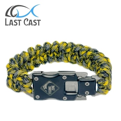 Last Cast Tactical Paracord Bracelet - FZ Yellow