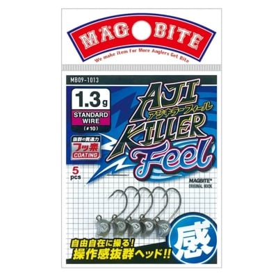 MagBite MB09 Aji Killer Feel Jighead 1.3g #10 - 5pcs