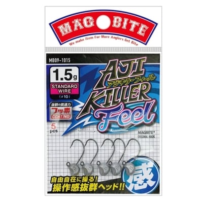 MagBite MB09 Aji Killer Feel Jighead 1.5g #10 - 5pcs