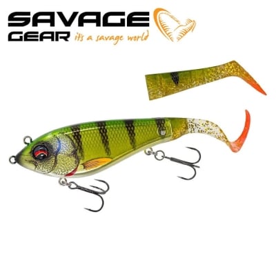 SG Deviator Tail 20cm 87g SS Chrome Perch
