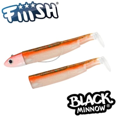 Fiiish Black Minnow No2.5 Combo: Jig Head 16g + 2 Lure Bodies 10.5cm - Candy Green