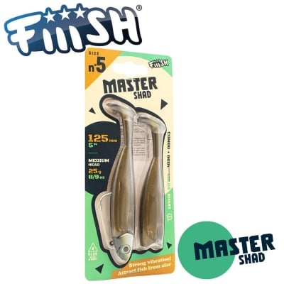 Fiiish Master Shad No5 Combo - 12.5cm, 25g Силиконова примамка