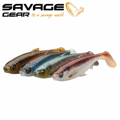 Savage Gear 3D River Roach 8cm Mix 4pcs Комплект силиконови примамки