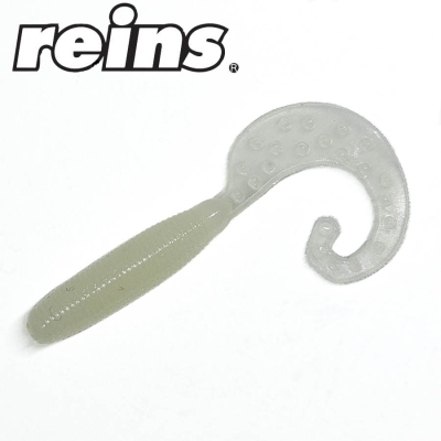 Reins Fat G Tail Grub 2.0 - U001 UV Super Glow 20pcs